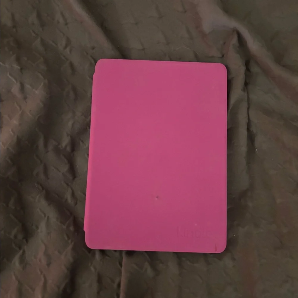 Amazon Kindle with Vibrant Pink Cover